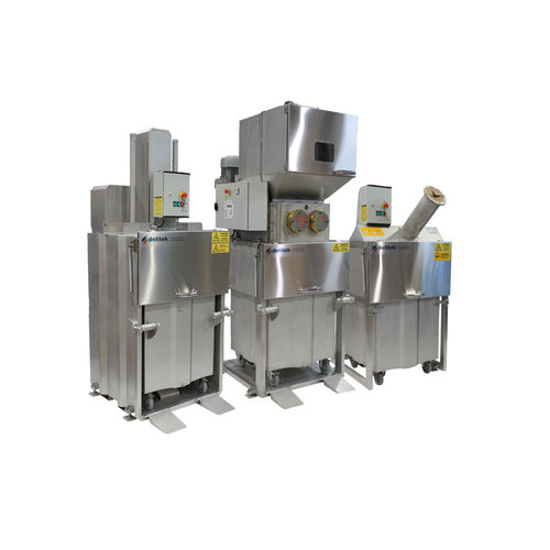 Waste materials handling system - DT-500 series - Delitek AS - automatic / vertical / dry materials