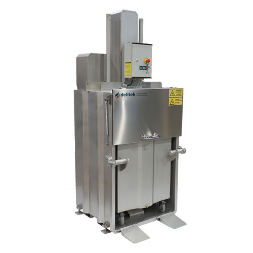 Cardboard compactor - DT-500MC - Delitek AS - wood / paper / mixed