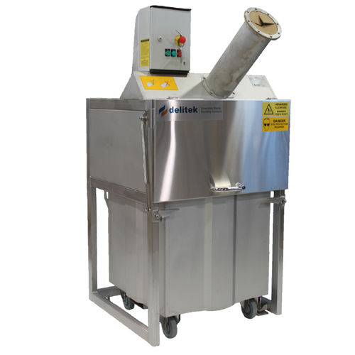 Glass crusher-compactor - DT-500GC - Delitek AS - waste / for bottles / jar