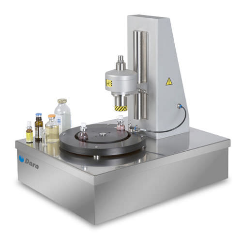 Linear capping machine - 1 500 p/min | SX-140-C - DARA Pharmaceutical Packaging - automatic / multi-container