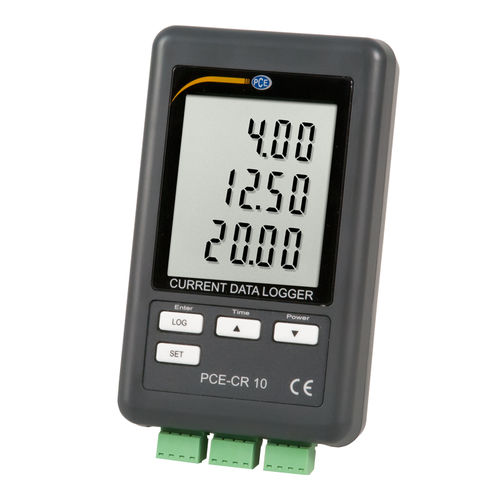 Multi-channel data-logger - PCE-CR 10 - PCE Deutschland GmbH - current / wireless / with LCD display