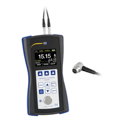 Portable thickness gauge - PCE-TG 300-ICA - PCE Deutschland GmbH - wall / Bluetooth