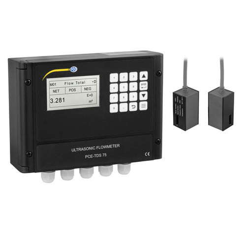 Ultrasonic flow meter - PCE-TDS 75 - PCE Deutschland GmbH - volume / for liquids / IP65