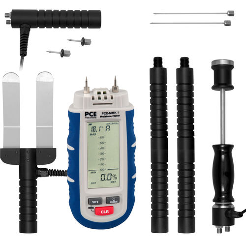 Multifunction moisture meter - PCE-MMK 1 - PCE Deutschland GmbH - building materials / for solids / resistance