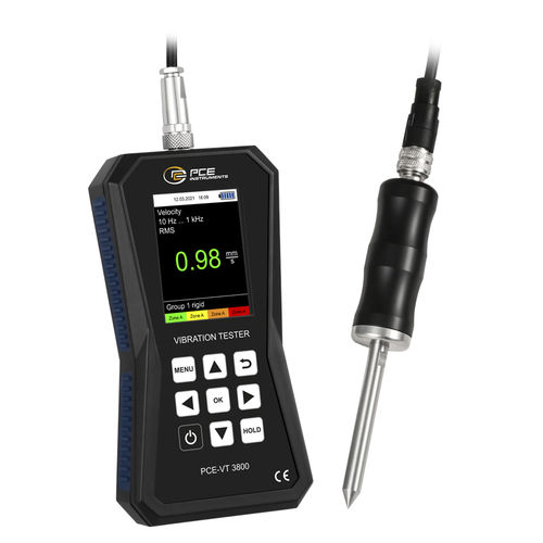 Machine condition monitoring vibration meter - PCE-VT-3800S - PCE Deutschland GmbH - for balancing / portable / with data logger