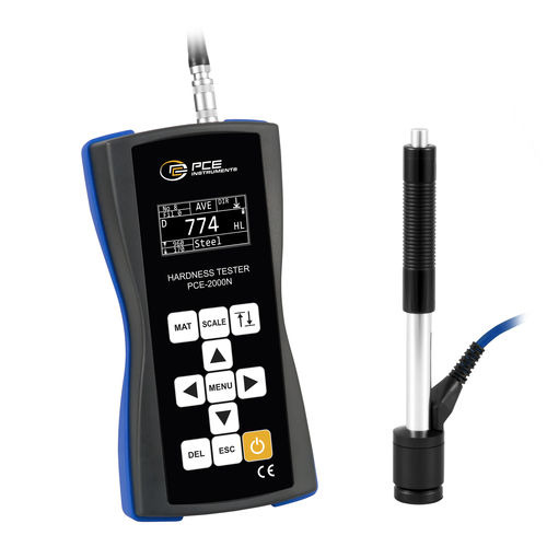 Leeb hardness tester - PCE-2000N - PCE Deutschland GmbH - portable / for non-ferrous metals / LCD digital display