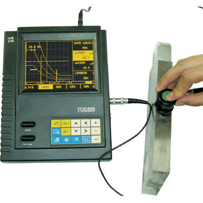 Material thickness gauge - TUD210 - TIME SHIJIN Group - portable / by PULSE technology / echo-to-echo