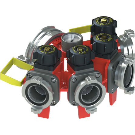 Ball valve - Quadripok - POK - manual / flow control / for water