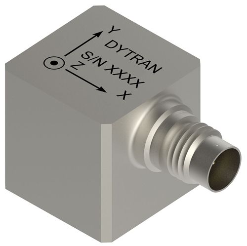 Triaxial accelerometer - 3093M8 - DYTRAN INSTRUMENTS - IEPE / shear / EMI