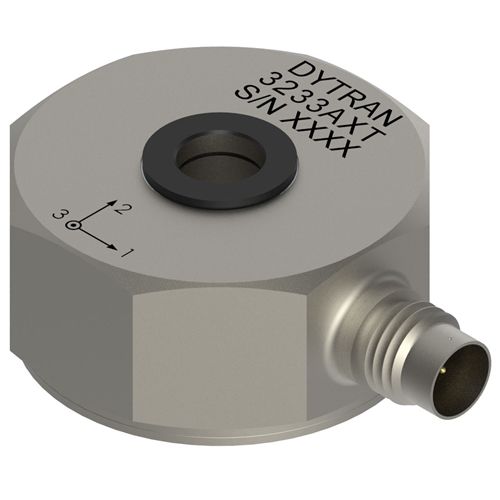 Triaxial accelerometer - 3233A5T - DYTRAN INSTRUMENTS - shear / IEPE / rugged