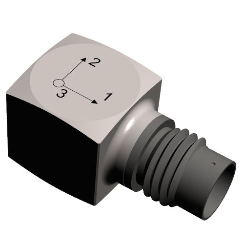 Triaxial accelerometer - 3023A  - DYTRAN INSTRUMENTS - piezoelectric / IEPE / miniature