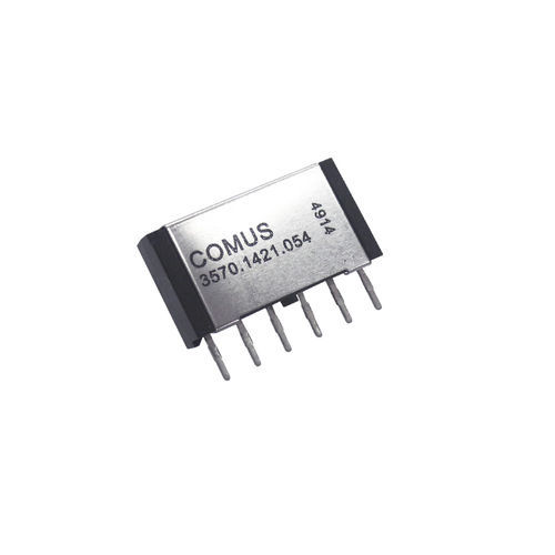 12VDC reed relay - 3570.1421 - The Comus Group - 5VDC / 2 Form A / SIP