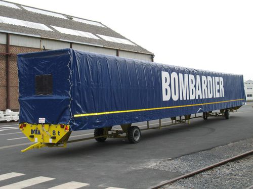 Industrial material trailer - DTA - 2-axle / towed
