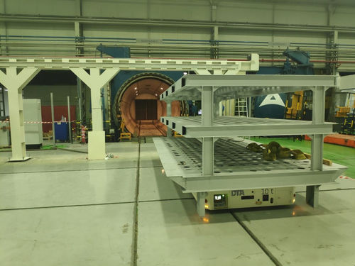 Loading AGV - DTA - for heavy loads / laser guided / magnetic guided