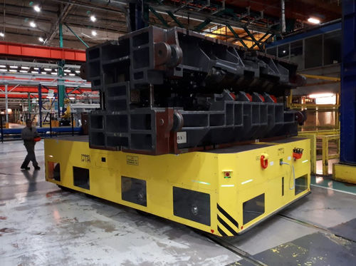 Electric self-propelled cart - DTA - for heavy loads / lifting / multidirectional