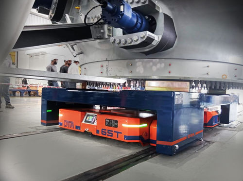 Transfer cart - DTA - for heavy loads / battery-powered / ATEX