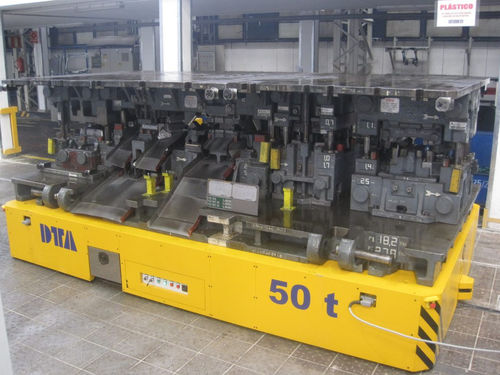 Transfer cart - DTA - steel / platform / for heavy loads