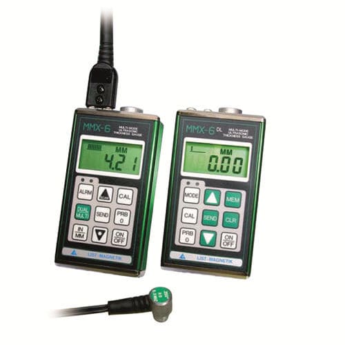 Metal thickness gauge - MX series - NEURTEK - steel / glass / plastic