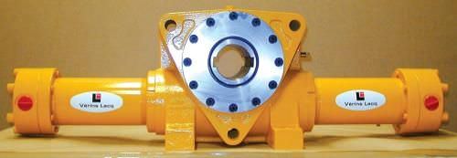 Hydraulic cylinder - LECQ EQUIPEMENT - rotary / rack-and-pinion / double-acting