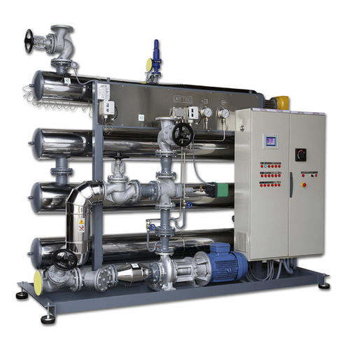 Steam boiler - FTE series - ATTSU TERMICA S.L. - thermal fluid / electric / tubeless