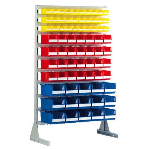 Workshop rack system - SB ER 73 - Lockweiler Plastic Werke GmbH - with shelves / for boxes
