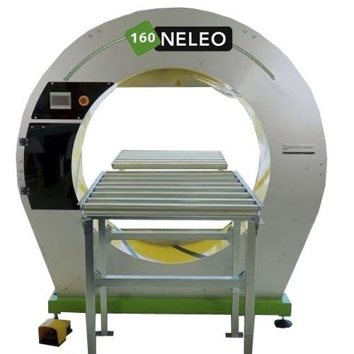 Orbital stretch wrapper - NELEO 160 - Plasticband S.A. - automatic / for windows and doors / with conveyor