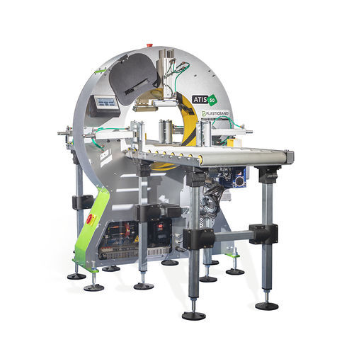 Orbital stretch wrapper - ATIS 50 - Plasticband S.A. - automatic / with conveyor / stretch film