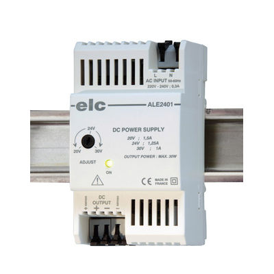 DIN rail power supply - ALE2401 - ELC construction électronique - AC/DC / single-output / regulated