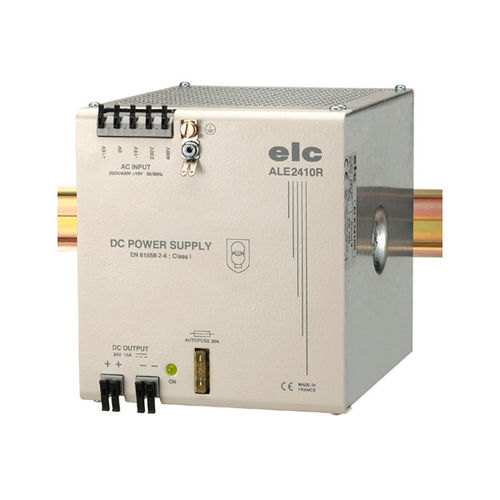 DIN rail power supply - ALE2410R - ELC construction électronique - AC/DC / single-output / filtered