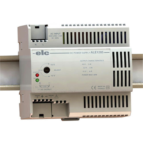 DIN rail power supply - ALE1205 - ELC construction électronique - AC/DC / single-output / regulated