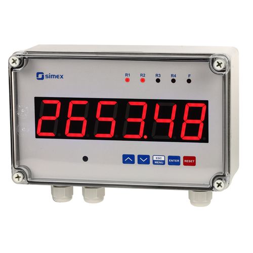Wall-mounted flow meter - SPP-638 series - SIMEX Sp. z o.o. - for liquids / for gas / 4-20 mA
