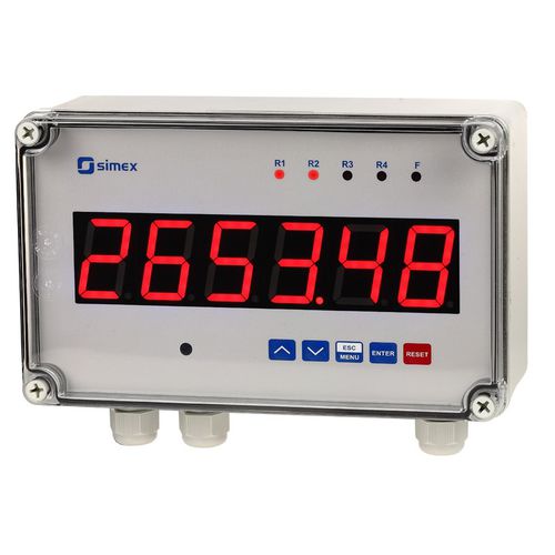 Pulse counter - SLIK-638 series - SIMEX Sp. z o.o. - binary / 6-digit / programmable