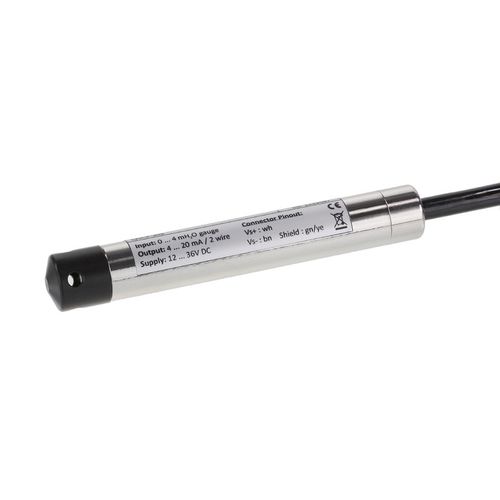 Hydrostatic level probe - CPA-K-306 series - SIMEX Sp. z o.o. - for water / for oil / for fuel