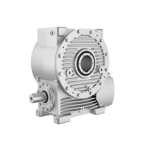 Worm gear reducer - GFC AntriebsSysteme GmbH - helical gear / right angle / hollow-shaft
