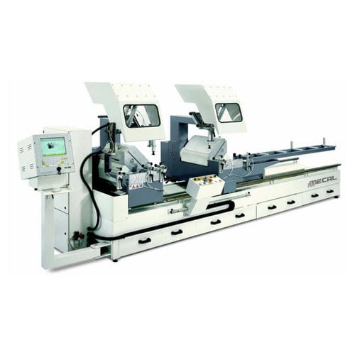 PVC double-head miter saw - SW 453 REVERSE GARDA - 3 - MECAL - for aluminum