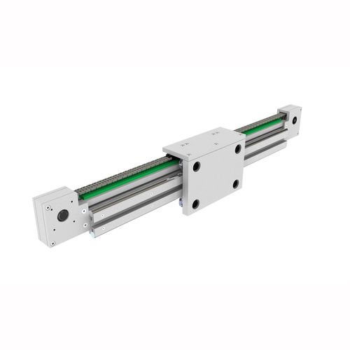 Skate wheel linear guide CHAIN series C.T.S. for heavy loads / Vshaped rail / motorized