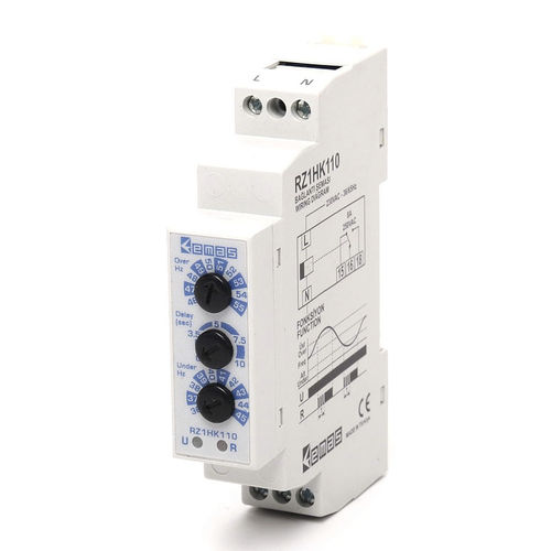 Frequency monitoring relay - RZ1HK110 - EMAS - DIN rail