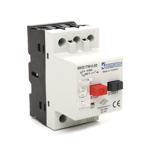 Short-circuit circuit breaker - MKS1 series - EMAS - modular / motor protection / molded case