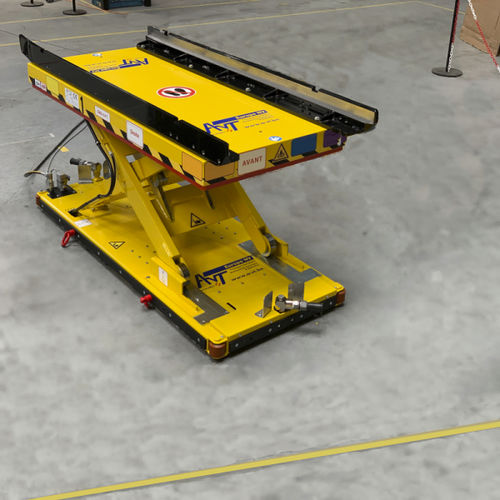 Electric self-propelled trailer - ACTEMIUM - 6-axle / for heavy loads / hydraulic