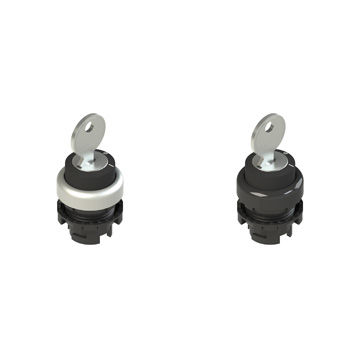 Key lock push-button switch - E2 SC Series - Pizzato Elettrica - selector / IP67 / IP69K