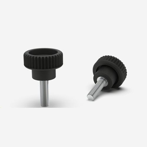 Plastic knurled screw - BK38.0078 series - Bäcker - steel