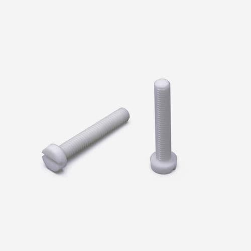 Pan head screw - BK1.0001. series - Bäcker - slotted / PVDF / polyamide