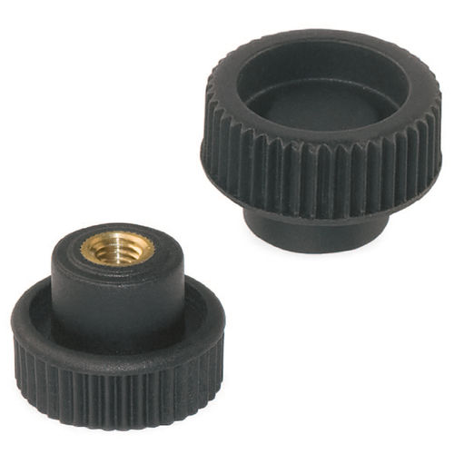 Knurled knob BK38.0076 series Bäcker threaded / round / polyamide
