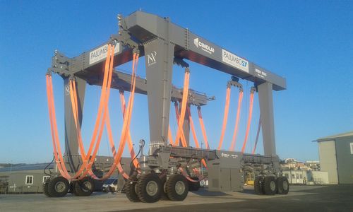 Heavy load travel lift - MBH560-1707 - CIMOLAI TECHNOLOGY - all-wheel steering