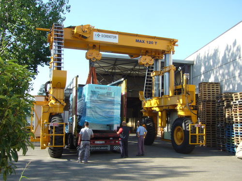 Rubber-tired straddle carrier - MST 120 - CIMOLAI TECHNOLOGY