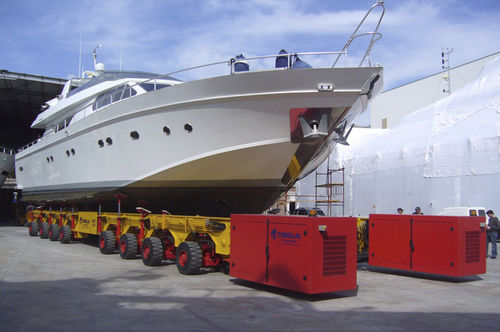 More than 6 axles self-propelled trailer - MBT 200 - CIMOLAI TECHNOLOGY - for boat