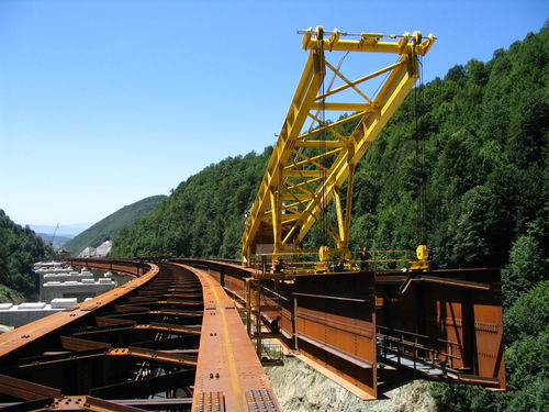 Fixed crane - CLD 53 - 1 - CIMOLAI TECHNOLOGY - derrick / for railway applications