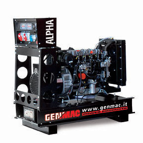 Diesel generator set - ALPHA G30IO - GENMAC SRL - three-phase / stationary / 50 Hz