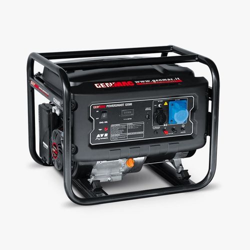 Gasoline engine generator set - GENMAC SRL - single-phase / portable / 50 Hz