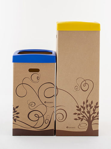 Cardboard waste bin - ETA - SARTORI AMBIENTE S.R.L. - PP / recycled plastic / recycling